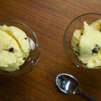 Marzipan and Chocolate Ice Cream